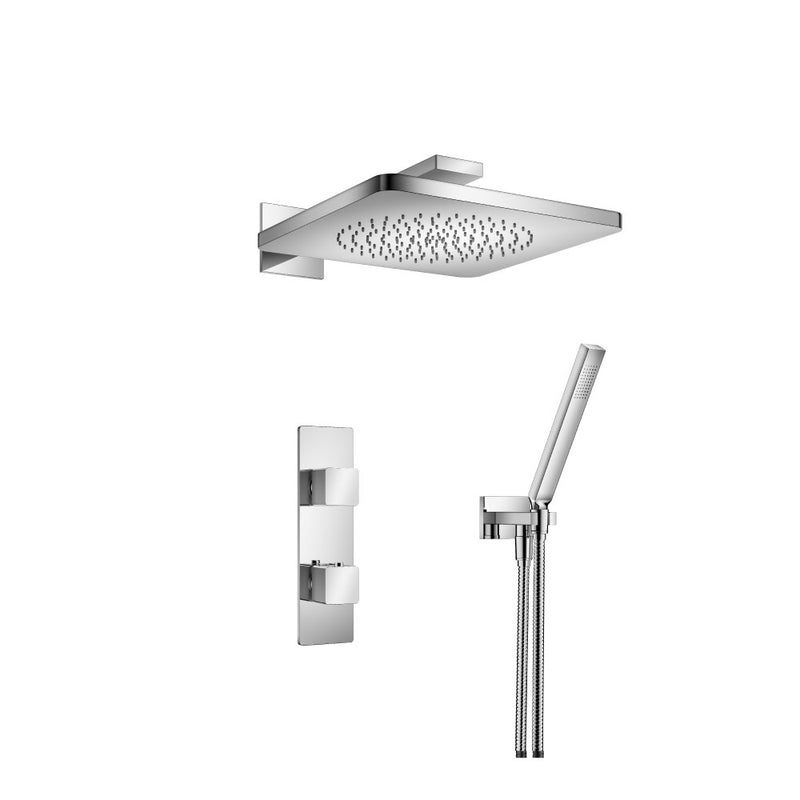 Flusso Serie 196 196.7250 Two Output Shower Set With Shower Head And Hand Held
