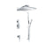 Flusso Serie 196 196.7300 Two Output Shower Set With Shower Head, Hand Held And Slide Bar