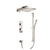 Flusso Serie 196 196.7300 Two Output Shower Set With Shower Head, Hand Held And Slide Bar