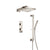 Flusso Serie 196 196.7350 Two Output Shower Set With Shower Head, Hand Held And Slide Bar