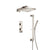 Flusso Serie 196 196.7350 Two Output Shower Set With Shower Head, Hand Held And Slide Bar