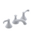 Rubinet 1AETL Widespread Lav Set (Less Drain)