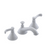 Rubinet 1AETL Widespread Lav Set (Less Drain)