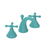Rubinet 1AFJC Widespread Lav Set With (Jasmin Spout) Less Drain