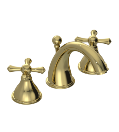 Rubinet 1AFJC Widespread Lav Set With (Jasmin Spout) Less Drain