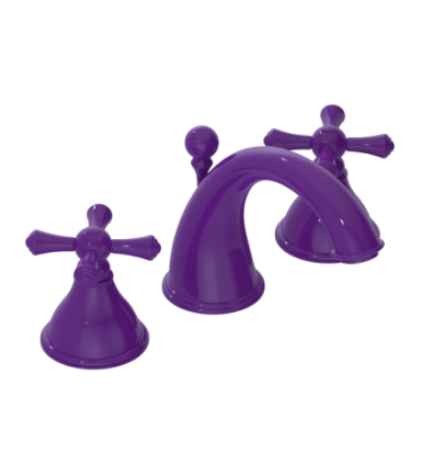 Rubinet 1AFJC Widespread Lav Set With (Jasmin Spout) Less Drain
