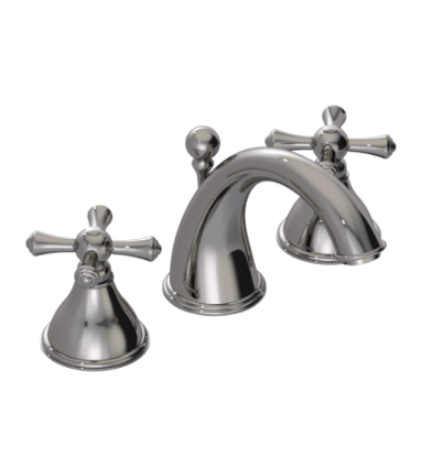 Rubinet 1AFJC Widespread Lav Set With (Jasmin Spout) Less Drain