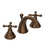 Rubinet 1AFJC Widespread Lav Set With (Jasmin Spout) Less Drain