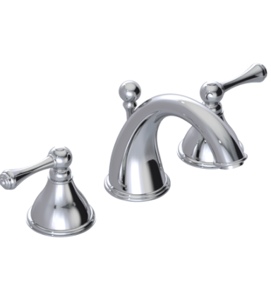 Rubinet 1AFJL Widespread Lav Set With (Jasmin Spout) Less Drain