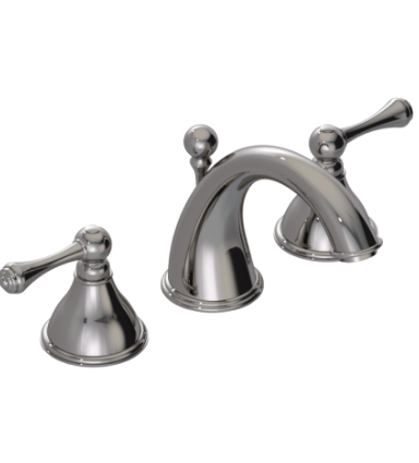 Rubinet 1AFJL Widespread Lav Set With (Jasmin Spout) Less Drain