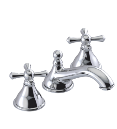 Rubinet 1AFMC Widespread Lav Set (Less Drain)