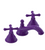 Rubinet 1AFMC Widespread Lav Set (Less Drain)