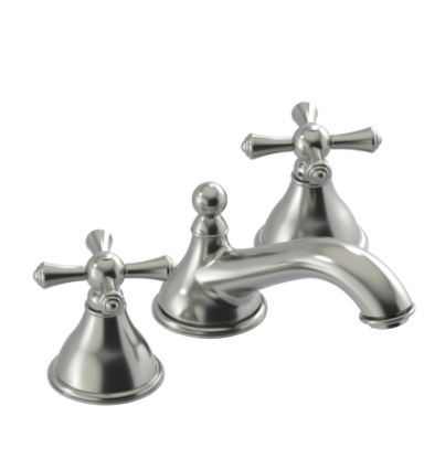 Rubinet 1AFMC Widespread Lav Set (Less Drain)