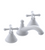 Rubinet 1AFMC Widespread Lav Set (Less Drain)