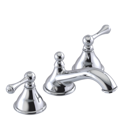 Rubinet 1AFML Widespread Lav Set (Less Drain)