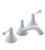 Rubinet 1AFML Widespread Lav Set (Less Drain)