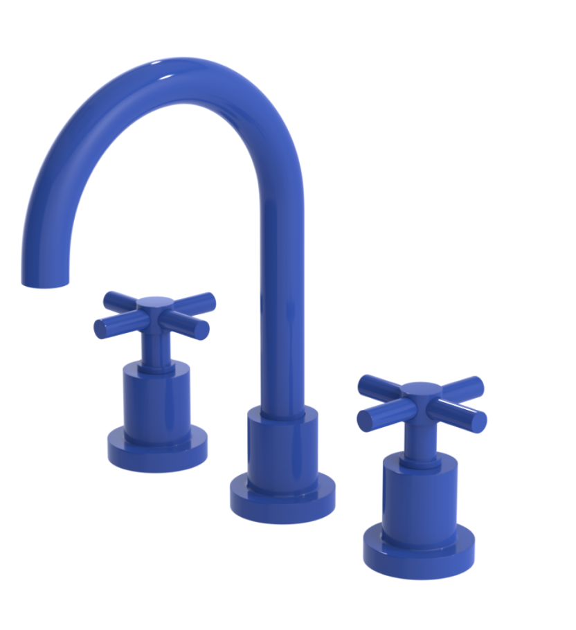 Rubinet 1AGLC Widespread Lav Set With Lasalle Spout (Less Drain)