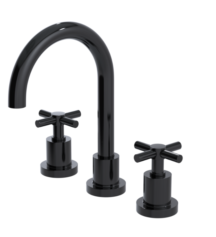 Rubinet 1AGLC Widespread Lav Set With Lasalle Spout (Less Drain)