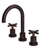 Rubinet 1AGLC Widespread Lav Set With Lasalle Spout (Less Drain)