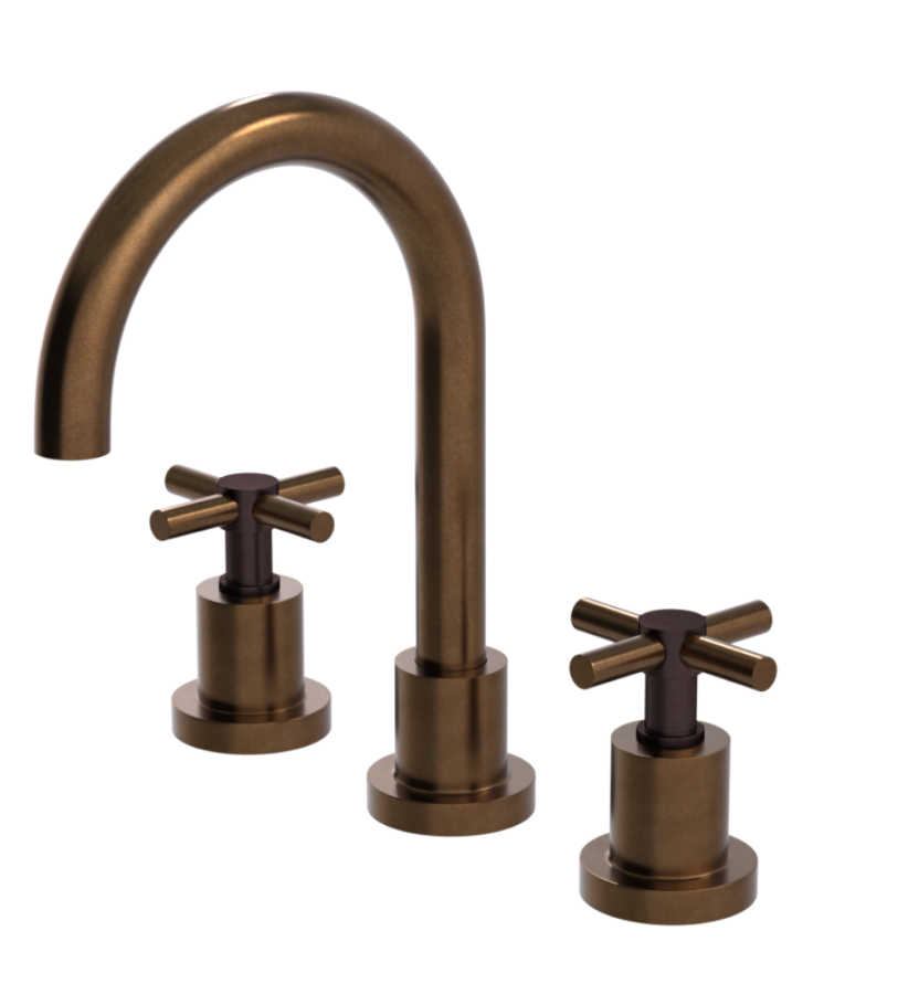 Rubinet 1AGLC Widespread Lav Set With Lasalle Spout (Less Drain)