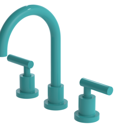 Rubinet 1AGLL Widespread Lav. Set. (Less Drain)