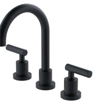 Rubinet 1AGLL Widespread Lav. Set. (Less Drain)