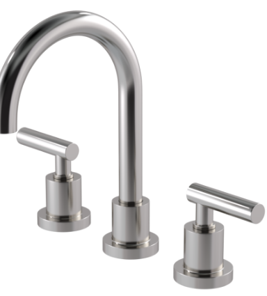 Rubinet 1AGLL Widespread Lav. Set. (Less Drain)