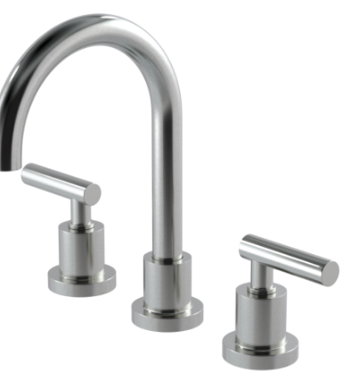 Rubinet 1AGLL Widespread Lav. Set. (Less Drain)