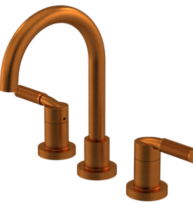 Rubinet 1AHLL Widespread Lav. Set. (Less Drain)