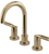 Rubinet 1AHLL Widespread Lav. Set. (Less Drain)