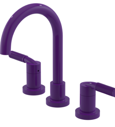 Rubinet 1AHLL Widespread Lav. Set. (Less Drain)