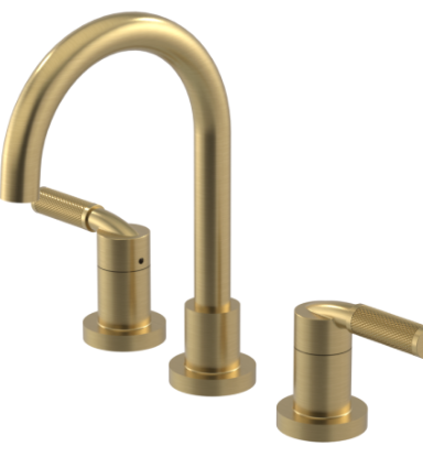 Rubinet 1AHLL Widespread Lav. Set. (Less Drain)