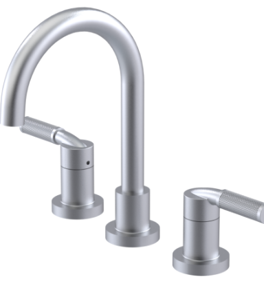 Rubinet 1AHLL Widespread Lav. Set. (Less Drain)