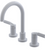 Rubinet 1AHLL Widespread Lav. Set. (Less Drain)