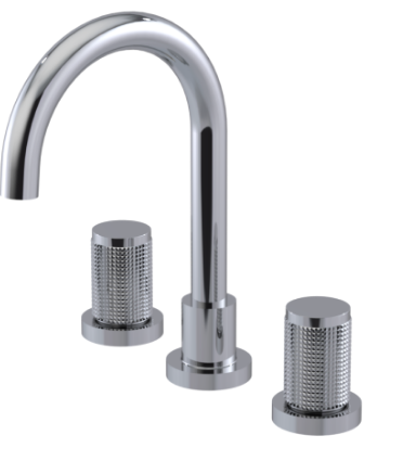 Rubinet 1AHLR Widespread Lav. Set. (Less Drain)