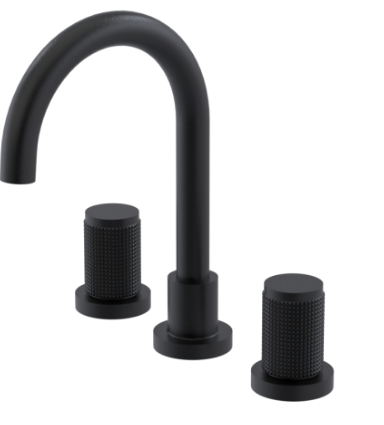 Rubinet 1AHLR Widespread Lav. Set. (Less Drain)