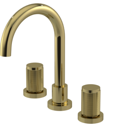 Rubinet 1AHLR Widespread Lav. Set. (Less Drain)