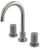 Rubinet 1AHLR Widespread Lav. Set. (Less Drain)
