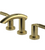 Rubinet 1AHOL Widespread Lav. Set. (Less Drain)
