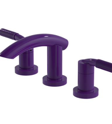 Rubinet 1AHOL Widespread Lav. Set. (Less Drain)