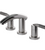 Rubinet 1AHOL Widespread Lav. Set. (Less Drain)