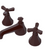 Rubinet 1AHXC Widespread Lav Set (Less Drain)