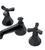 Rubinet 1AHXC Widespread Lav Set (Less Drain)