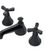 Rubinet 1AHXC Widespread Lav Set (Less Drain)