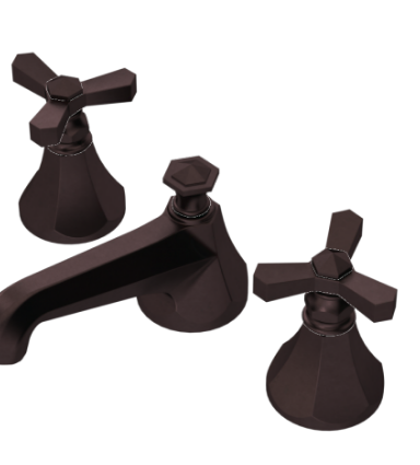 Rubinet 1AHXC Widespread Lav Set (Less Drain)
