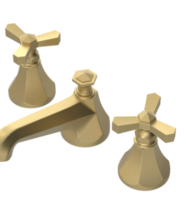 Rubinet 1AHXC Widespread Lav Set (Less Drain)