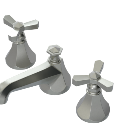 Rubinet 1AHXC Widespread Lav Set (Less Drain)