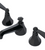 Rubinet 1AHXL Widespread Lav. Set. (Less Drain)