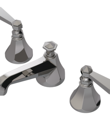 Rubinet 1AHXL Widespread Lav. Set. (Less Drain)