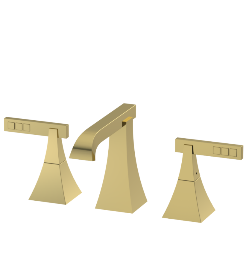 Rubinet 1AICL Widespread Lav Set (Less Drain)